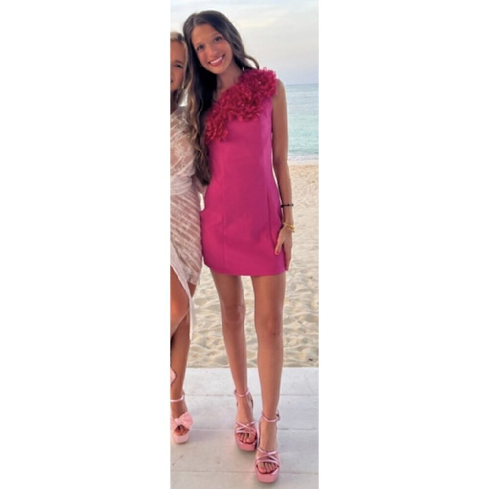 ELLIATT Uma Mini Dress in Pink Size Small - Picture 12 of 16